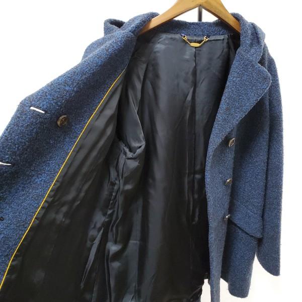 新品SCAPA ダウンコート　ネイビー SCAPA（スキャパ） #wnc コート 44 青 ダブルボタン フード 大きい