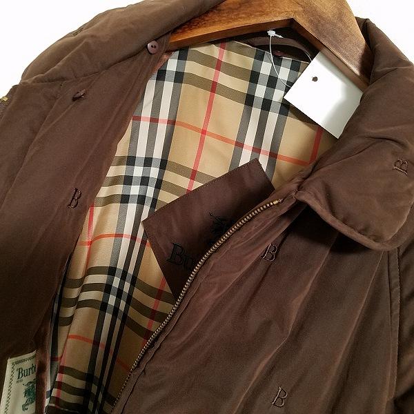 BURBERRY #wnc バーバリー コート 茶系 中綿 ジップアップ ロゴ BURBERRY #wnc バーバリー コート 茶系 中綿 ジップアップ ロゴ