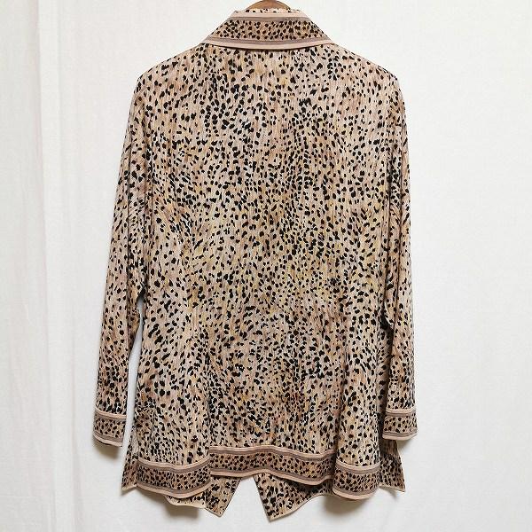 LEONARD #apc レオナール シャツ・ブラウス 長袖 ヒョウ柄 金ボタン L 