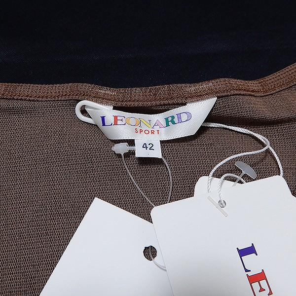 未使用　レオナールスポーツ　長袖カットソー　濃紺　42 LEONARD（レオナール） #apc レオナールスポーツ LEONARD SPORT