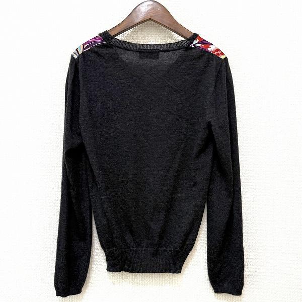 wnc ミッソーニ MISSONI ニット・セーター 42 チャコールグレー マルチ