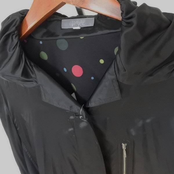 TOKUKO ブラック ロングコート サイズ9 TOKUKO 1erVOL ナイロンコート ブラック 9 ロングコート