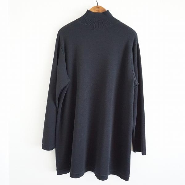 wnc トクコ TOKUKO1erVOL チュニック 9 黒 グレー ニット ハート柄