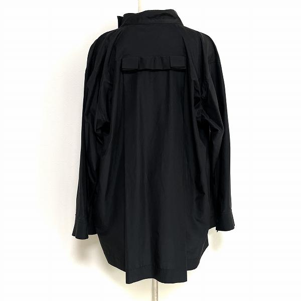 ISSEY MIYAKE（イッセイミヤケ） #apc シャツ・ブラウス M 黒 シルク混 