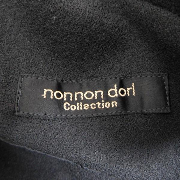 wnc ノンノンドール nonnondorl ワンピース 黒 ノースリーブ 花