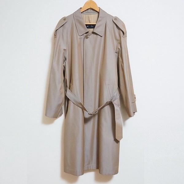 LANVIN #wxc ランバン コート H50-26 茶系 ステンカラー 光沢