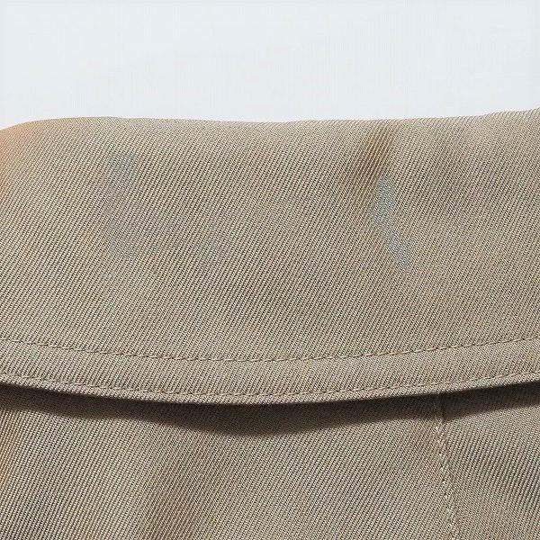 LANVIN #wxc ランバン コート H50-26 茶系 ステンカラー 光沢