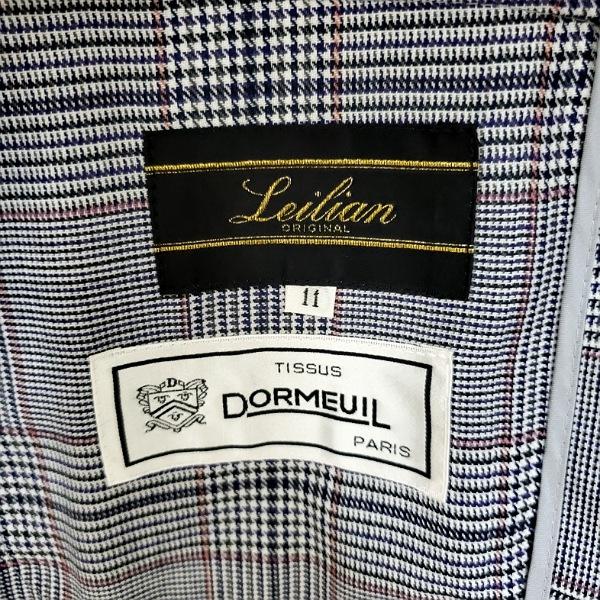 anc レリアン Leilian スカートスーツ 11 グレー系 ドーメル生地  