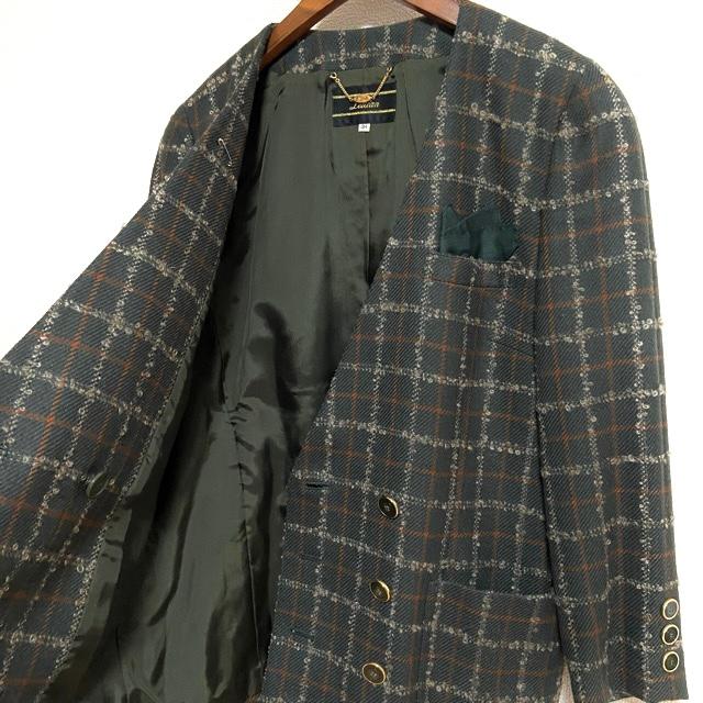 Leilian #wnc レリアン セットアップ スカートスーツ 13+ 深緑