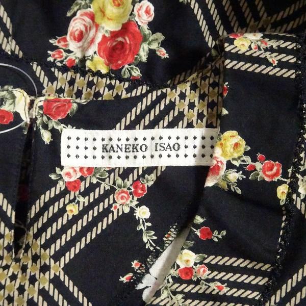 KANEKO ISAO（カネコイサオ） #apc ワンピース 黒 チェック 花柄 