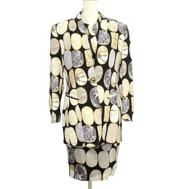 anc フェンディ FENDI セットアップ ツーピース 黒系 ベージュ  