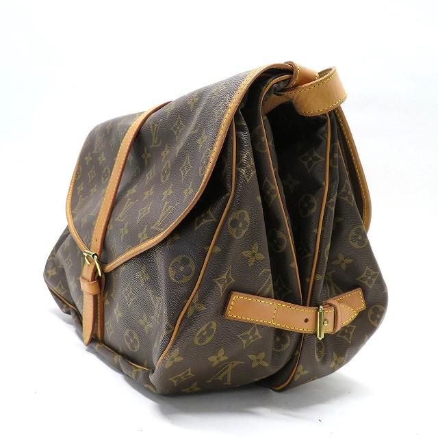 LOUIS VUITTON ショルダーバッグ モノグラム ソミュール 35 茶 楽天市場】【送料無料】 ルイ ヴィトン ショルダーバッグ