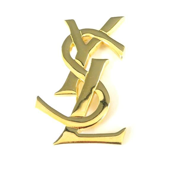 ae イヴサンローラン YVES SAINT LAURENT YSL ブローチ カサンドラ