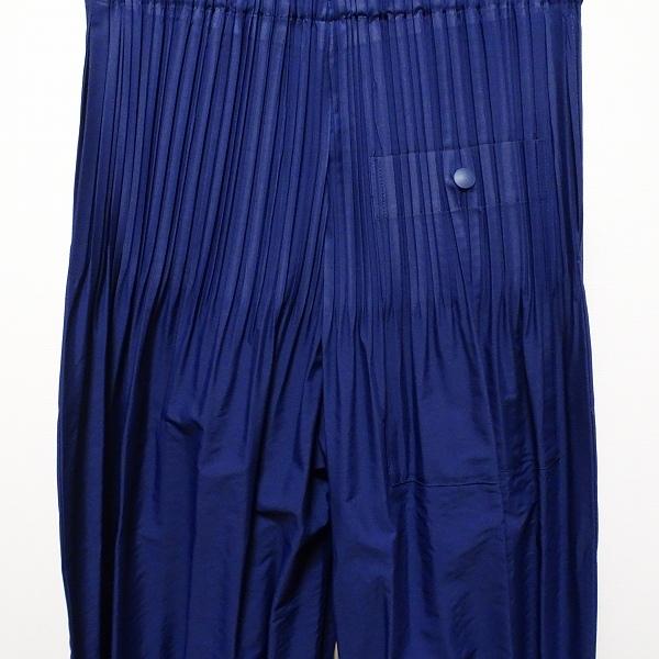 apc プリーツプリーズ PLEATSPLEASE イッセイミヤケ パンツ 5 紺  