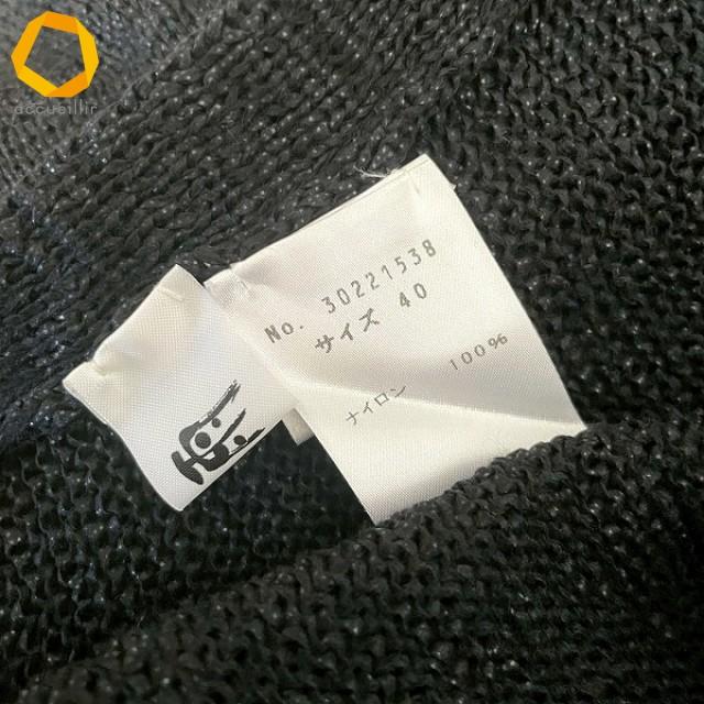 anc ジウセンソユニコ 慈雨 Sensounico カーディガン 40 黒系 ニット