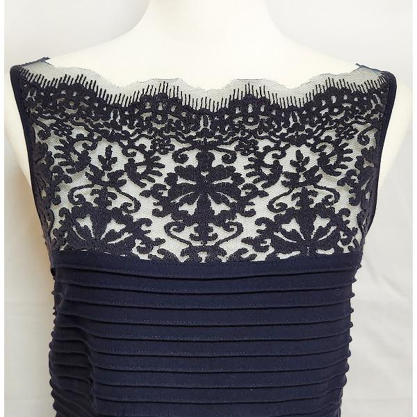 タダシショージ マキシ丈ドレス レース刺繍 ボリュームチュール 2/s