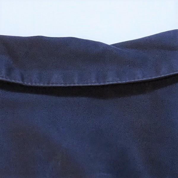 PAPAS（パパス） #anc ブルゾン ジャケット 紺 バックロゴ メンズ