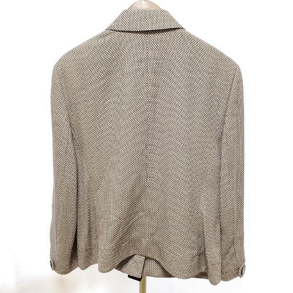 ESCADA（エスカーダ） #anc ジャケット 38 茶系 ベルト風 シルク混 レディース [828963] : アクイールヤフーショップ ...