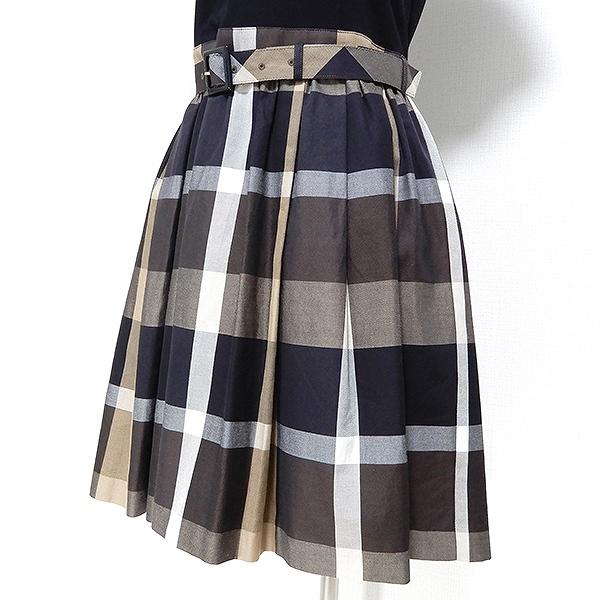 ブルーレーベルクレストブリッジ 新品ベージュ 半袖ワンピース 38 2/2 BLUE LABEL CRESTBRIDGE ブルーレーベルクレストブリッジ 半袖