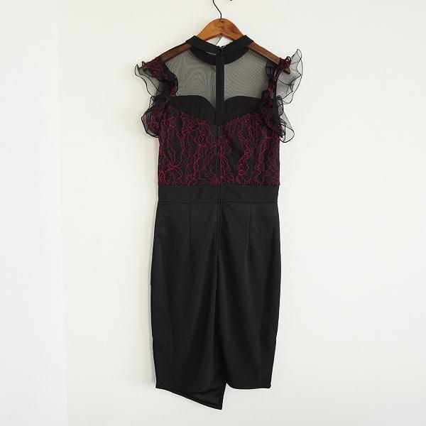 snc デイジーストア dazzy store ワンピース L 黒 レース フリル  