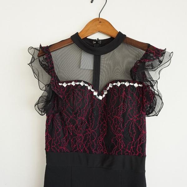 snc デイジーストア dazzy store ワンピース L 黒 レース フリル  