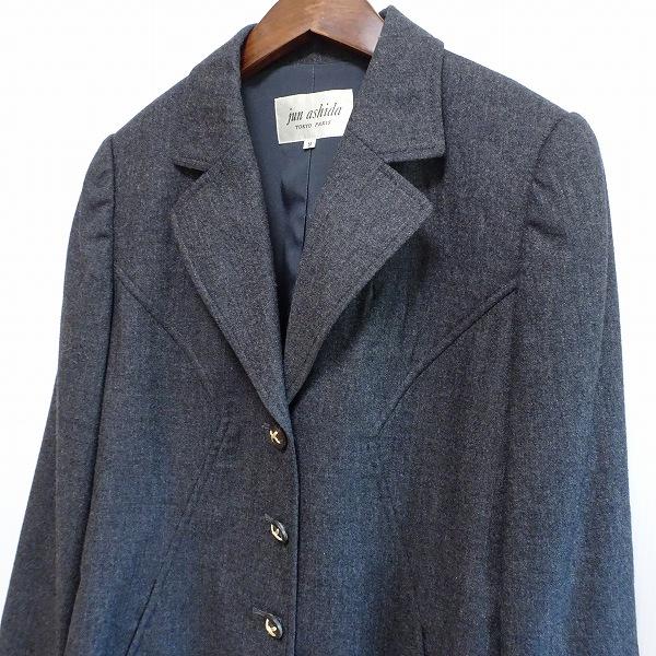 wnc ジュンアシダ junashida スカートスーツ 9 グレー ストライプ  