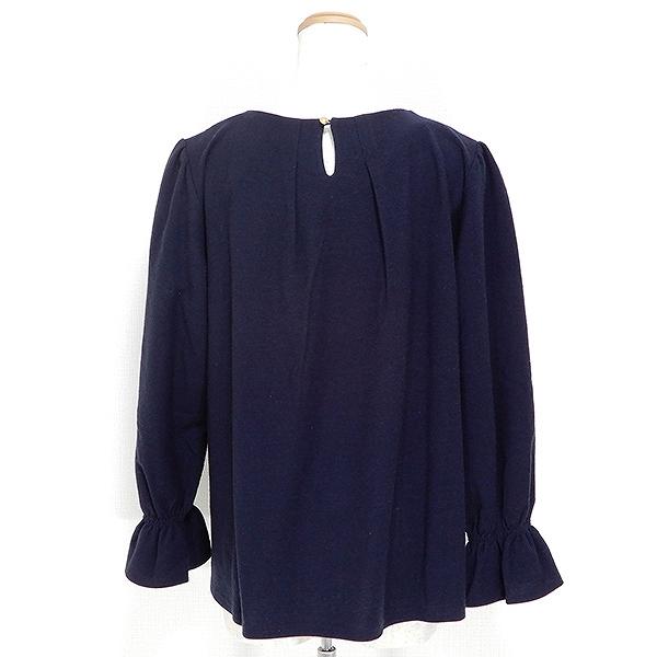 #wnc ローズティアラ Rose Tiara カットソー 長袖 花モチーフ プルオーバー 大きいサイズ 42 紺系 レディース [830446] | Rose Tiara | 02