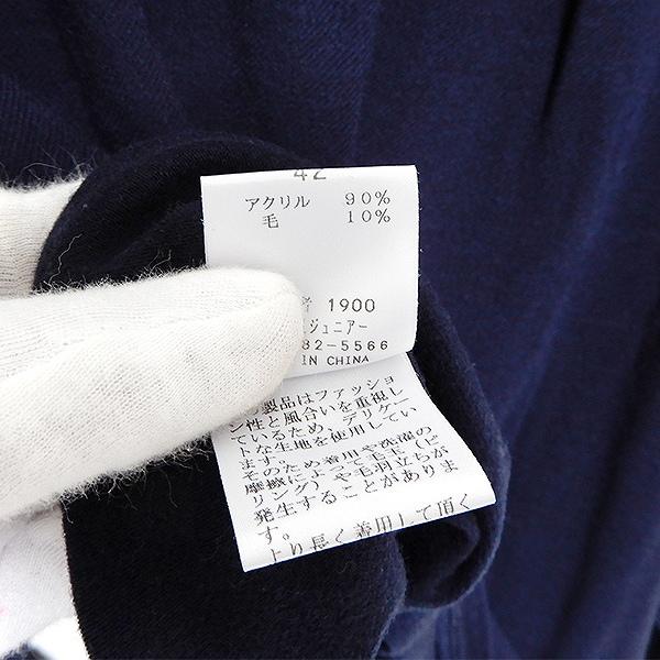 #wnc ローズティアラ Rose Tiara カットソー 長袖 花モチーフ プルオーバー 大きいサイズ 42 紺系 レディース [830446] | Rose Tiara | 05