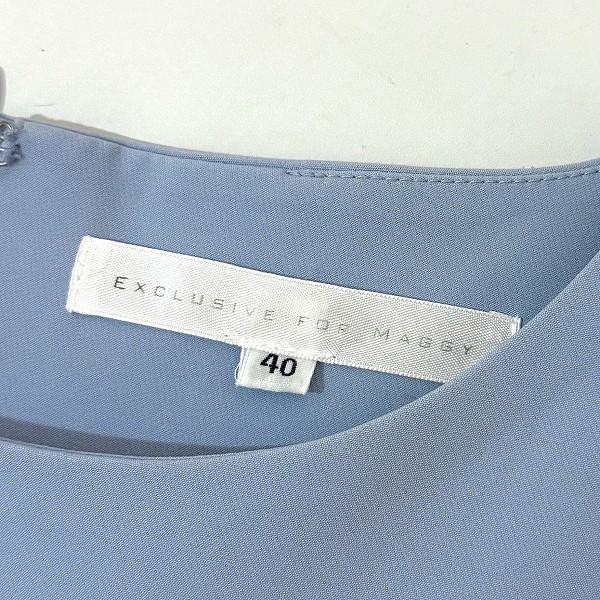 snc ギンザマギー 銀座マギー EXCLUSIVE FOR MAGGY ワンピース 40 水色