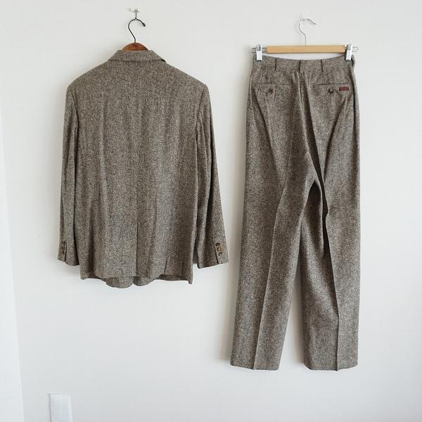 snc マドモアゼルノンノン MademoiselleNONNON パンツスーツ 茶