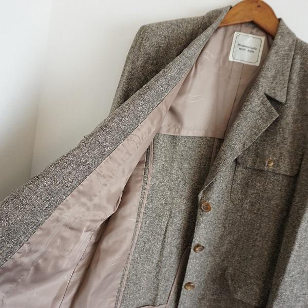 snc マドモアゼルノンノン MademoiselleNONNON パンツスーツ 茶