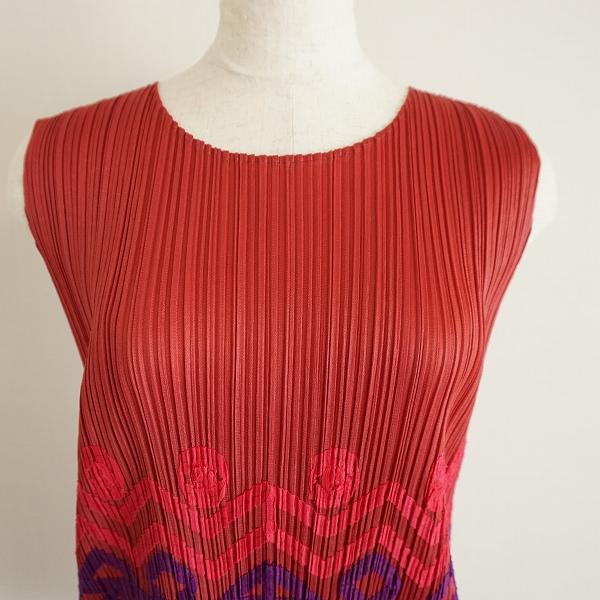PLEATS PLEASE ISSEY MIYAKE #spc プリーツプリーズ カットソー 3 赤系 