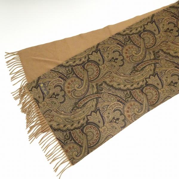 Loro Piana #wnzm ロロピアーナ LoroPiana マフラー ベージュ 深緑 茶 