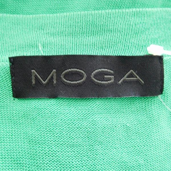 #snc モガ MOGA カットソー 15 緑 ニット 半袖 コットン Vネック 大きいサイズ レディース [833994]｜acil｜05