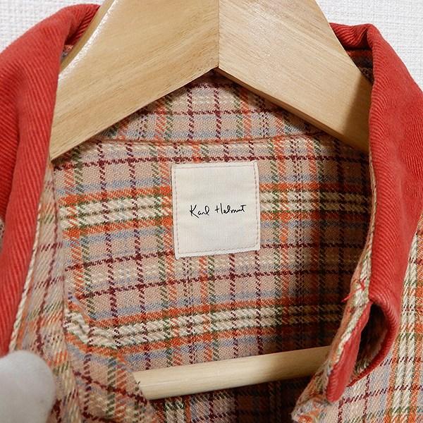 anc カールヘルム KarlHelmut 長袖シャツ ボタンダウン チェック M 