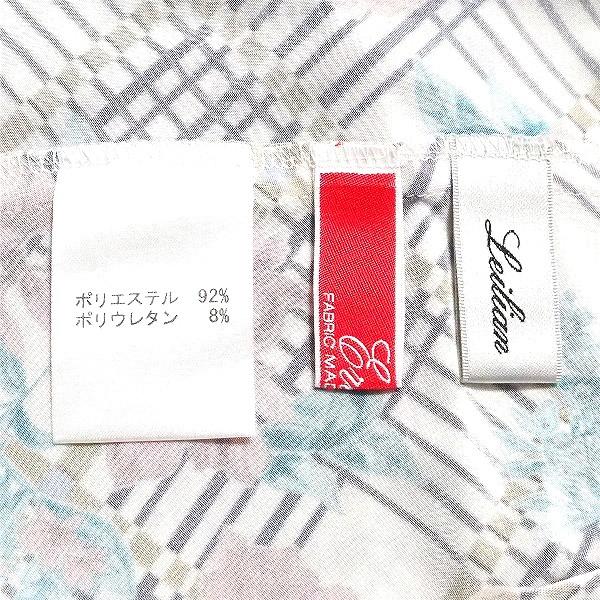 Leilian（レリアン） #snc チュニック 7 マルチ チェック 花柄