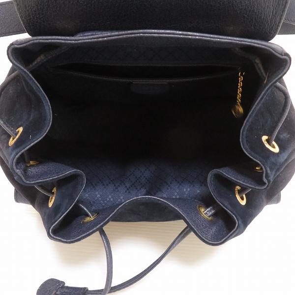 anb グッチ GUCCI リュックサック デイバッグ バックパック 紺系