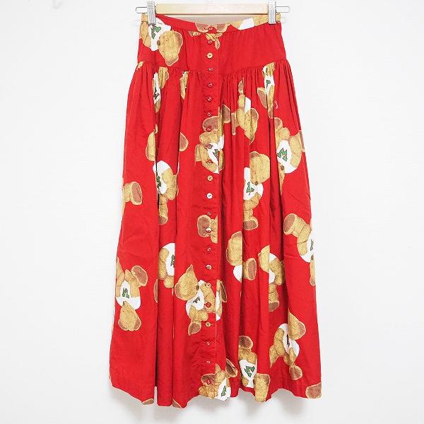ウ*ギ様 【W】ワンダフルワールド　カネコイサオ　スカート　ドット柄　リボン　段 KANEKO ISAO（カネコイサオ） #apc ワンダフルワールド WONDERFUL
