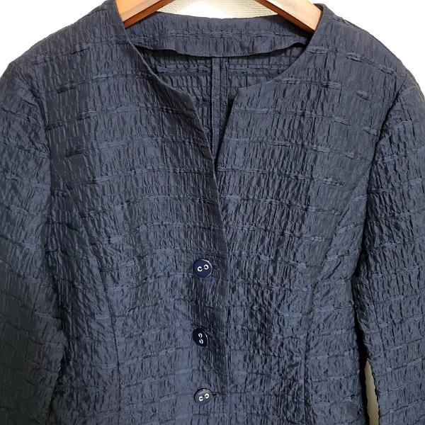 anc レリアン Leilian スカートスーツ 7 紺 セットアップ ツーピース  