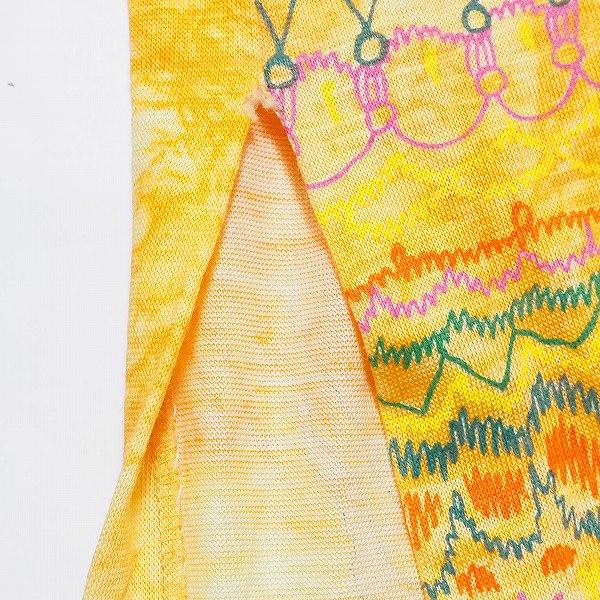 LEONARD（レオナール） #spc ワンピース L オレンジ ノースリーブ