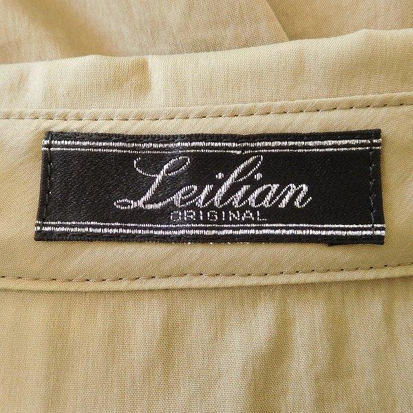 Leilian #snc レリアン ワンピース 11 カーキ系 半袖 シャツワンピース  