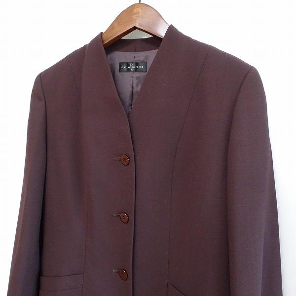 anc ブティックジョコンダ BOUTIQUE JOCONDE スカートスーツ 茶系 