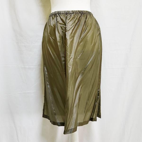 Leilian #snc レリアン ワンピース 13+ カーキ ステッチ バック