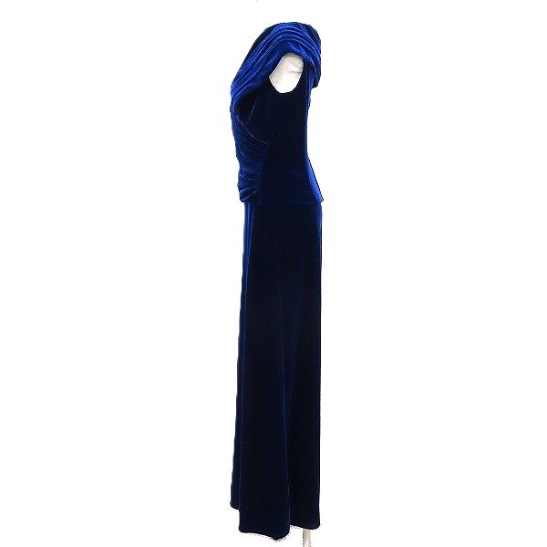 TADASHI SHOJI - 未使用タダシショージ　ベロアジャケット wnc タダシショージ TADASHI SHOJI PETITE セットアップ PS 青 ベロア