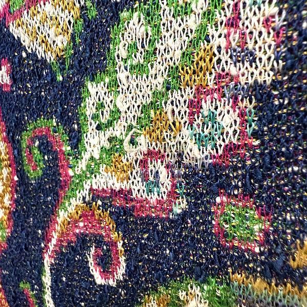 MISSONI（ミッソーニ） #anc カーディガン 44 青系 マルチ ニット 総柄 