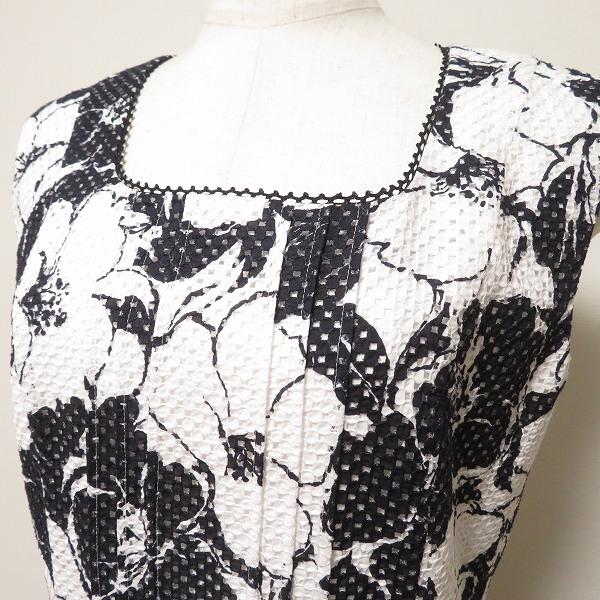 Leilian（レリアン） #snc ワンピース 9 黒 白 ノースリーブ 