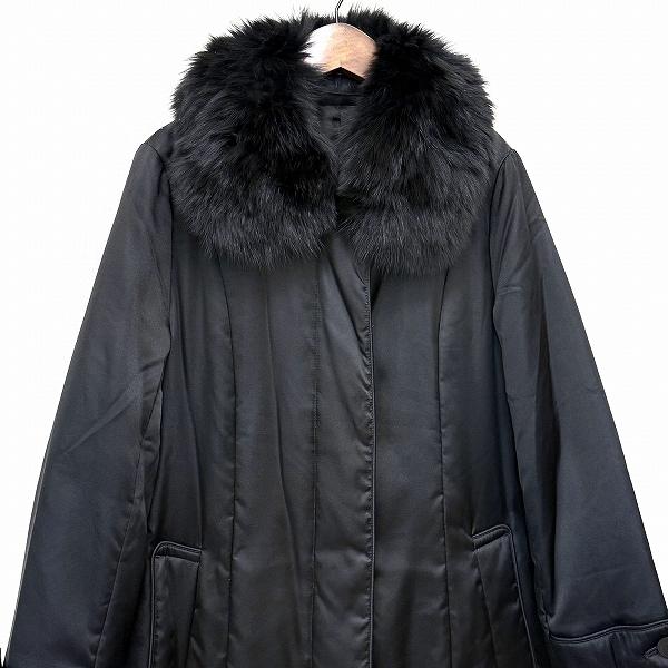 wnc アクアスキュータム Aquascutum コート 黒 ダウンコート