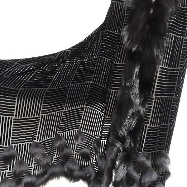 未使用 FENDI シルク ブランケット 大判ストール 肩掛け 膝掛け