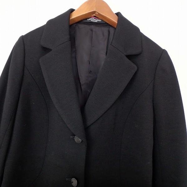 LEONARD（レオナール） #anc ジャケット 38 黒 シンプル 日本製