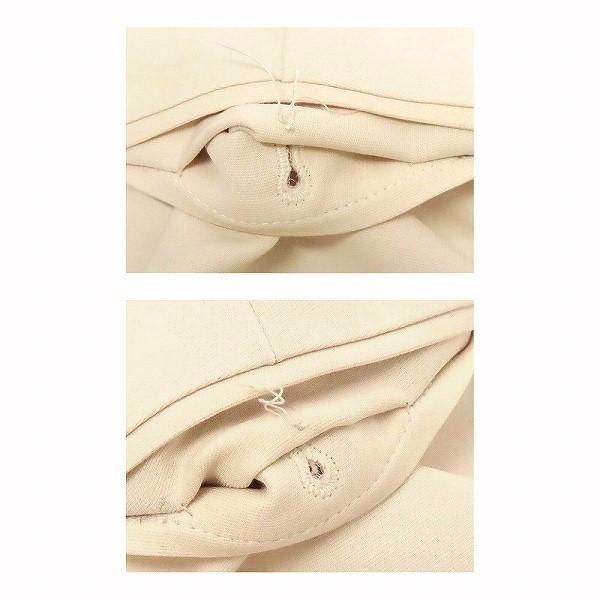 anc グッチ GUCCI パンツスーツ 38 アイボリー 黒 ツーピース